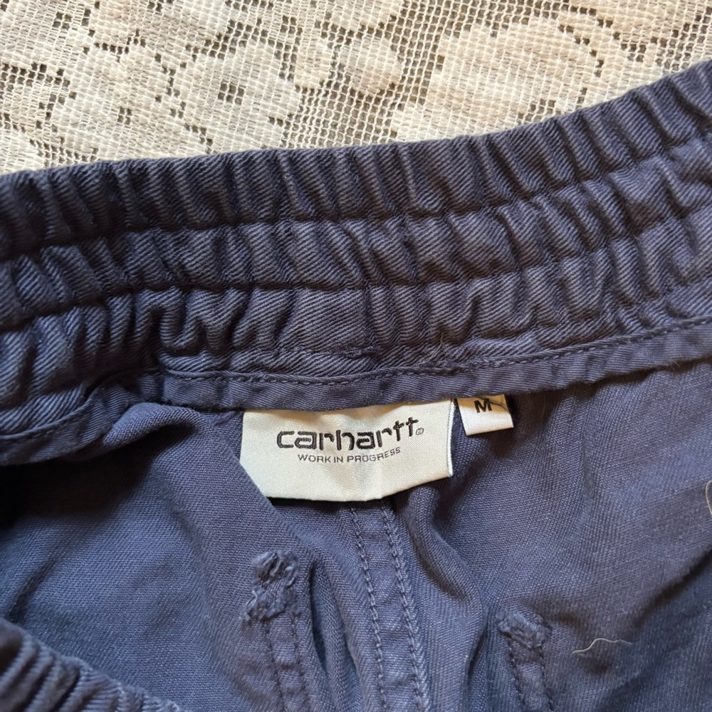 Carhartt Dark Blue Elastic Waist Pants - Picture 3 of 4